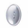 Pentole Agnelli Oval Aluminium Lid, Silver, 34 x 23 cm,