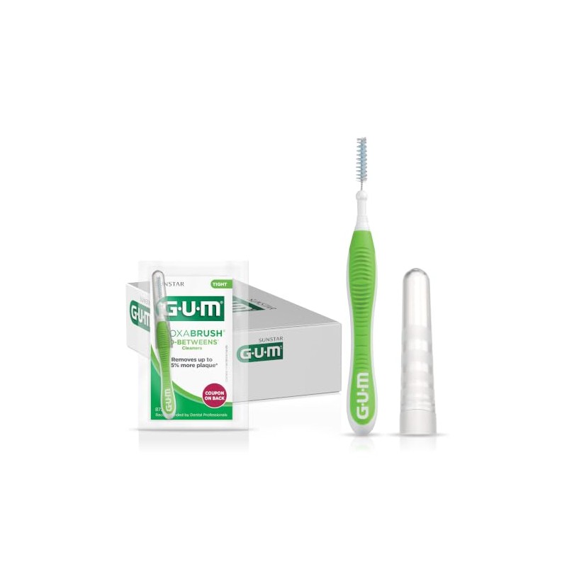 GUM Proxabrush Go-Betweens - Cepillos interdentales apretados, artículo 872 muestras