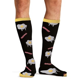 Cherokee Mprintsupport Men 12 & 10-15 mmHg Support Socks, One Size, Morning Feast