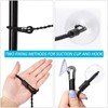 Portable Travel Clothes Washing Line Clothesline Extendable Elastic Clothesline Cup