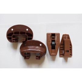 Legacy, Others, Pulaski, Vaughan Bassett 2x Kenlin Rite Trak II Drawer Guide Glide & Stop Roller w/ Screws - Made In USA