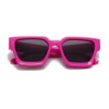 OZPYKAE Men Women Cool Square Sunglasses Thick Frame Sunglasses Rectangle