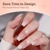 ZAHRVIA French Press On Nails - Square Full Cover Nageltips