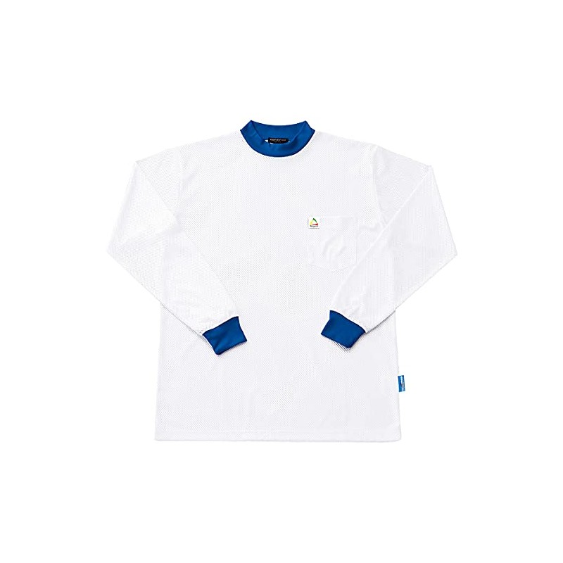 コミネ(KOMINE) バイク用 クールファストインストラクターメッシュジャージ white/blue 2XL IK-932 メッシュ素材