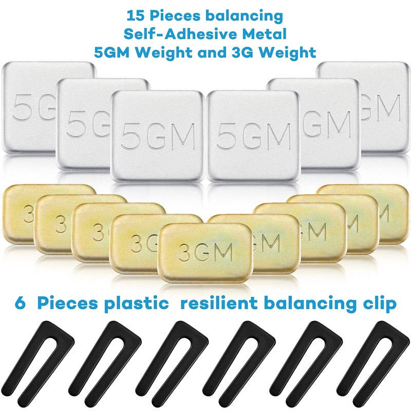 21 Pieces 6 Sets of Ceiling Fan Balancing Kit Fan