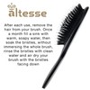 Altesse 1 x Boar Bristle Hair Brush with White Nylon