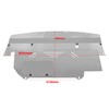 ECOTRIC Engine Splash Shield Aluminum Compatible with 2003-2009 Nissan 350Z