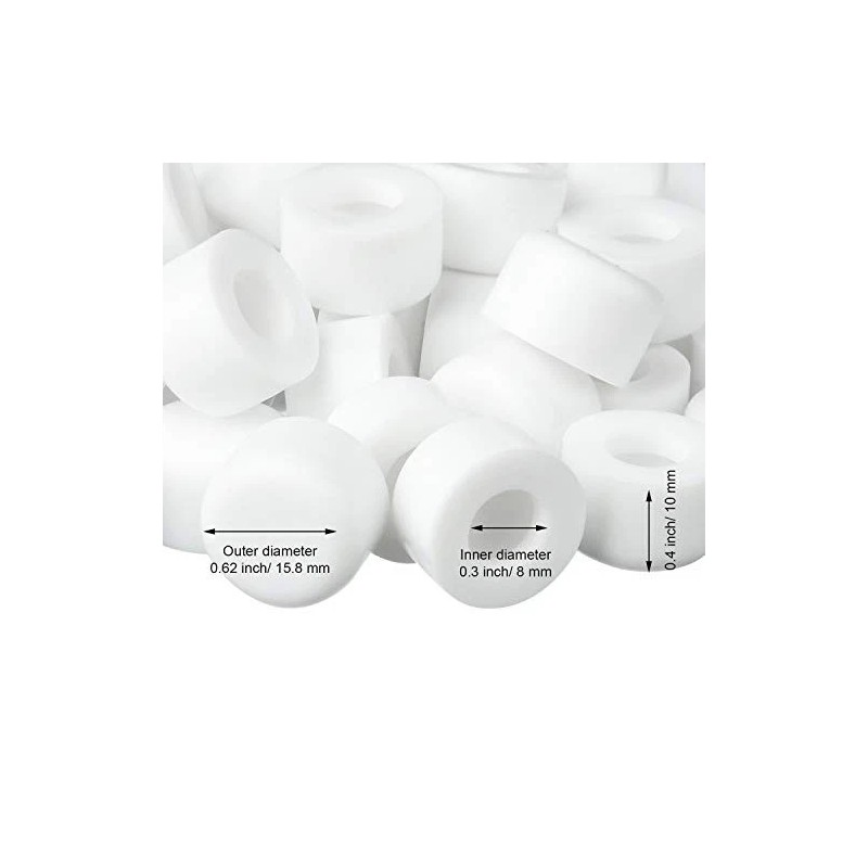 Outus 15 Pcs Rubber Door Stop Silicone Replacement Door Stop