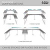 Spicy Shelf Deluxe - Expandable 2 Tiered Spice Rack Organizer
