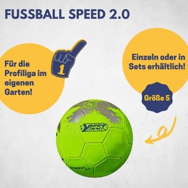 Best Sporting Speed 2.0 Football I High-Quality Ball I Colourful Football Children in Size 5 I Football Children with Cool Design I Balls for Football Training I Footballs (#2 Green, 1 Piece)