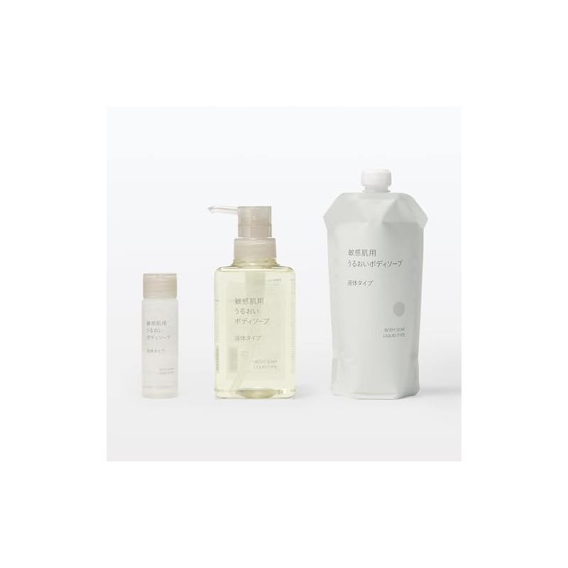 MUJI 83451547 Moisturizing Body Soap for Sensitive Skin Liquid Type