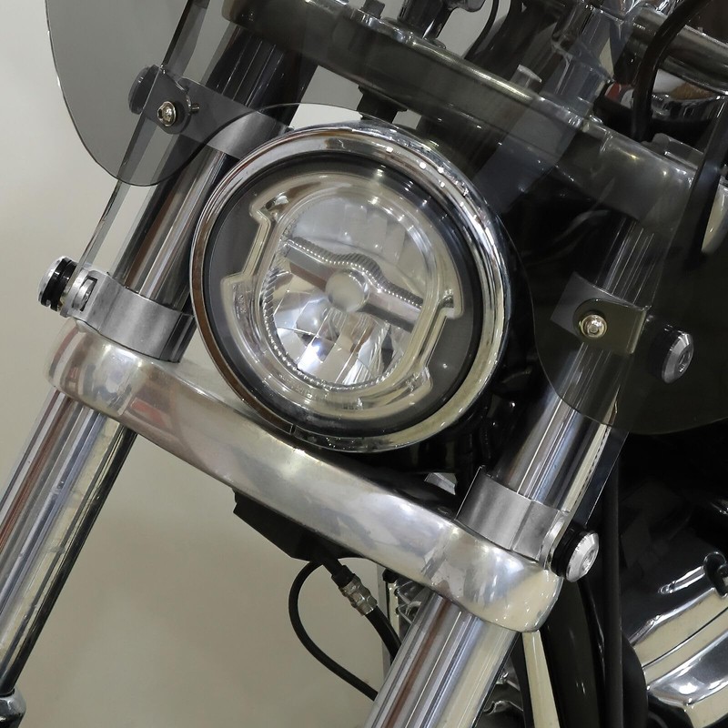TCMT 49mm Windshield Windscreen Clamps Fit For Harley Softail Street