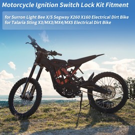 TUCKBOLD Motorcycle Ignition Switch Set for Surron Light Bee X/S Segway X260 X160 Electrical Dirt Bike Ignition Starter Switch Lock Key Kit