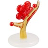 Cute Handmade Glasswork Plum Stand Red CYK395