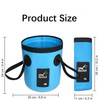 Foldable Bucket, Portable Camping Bucket with Handle, Ultralight Outdoor Wash