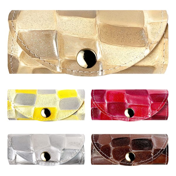leo&aoi Women's Key Case, Smart Key, Genuine Leather, 4 Layers,