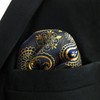 S&W SHLAX&WING Men's Pocket Square Assorted Paisley Suit Jacket, Business