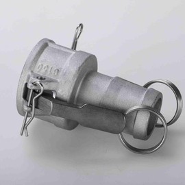 ZHCONO 2Pcs Type C Camlock Fittings 1 1/2'' Female Couplings Al Hose Tail Cam and Groove Fitting (Camlock C150)