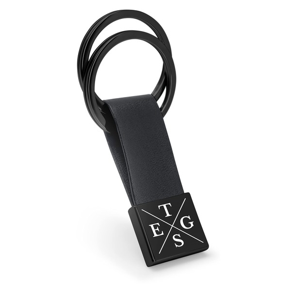 Mister Boncuk® Cross Love Keyring with Engraving - Personalised with