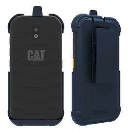 Wireless ProTech Case Compatible with CAT S42 and CAT S42 H+ Phones, Secure fit, Quick Release Latch and Heavy Duty Swivel Belt Clip Holster (Navy Blue)