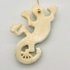 Gecko Hand Carved Water Buffalo Bone Bead 10753 for Jewelry
