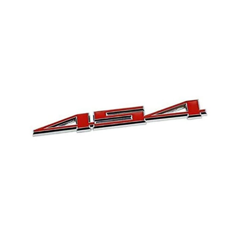 1X 454 Aluminum Emblem Badge Decal Metal Sticker Nameplate for