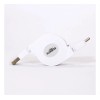 Liquipel White Liquipel Powertek TYPE-C Retractable Cable Fast Charge 3-Feet