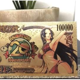 Unbranded 24k Gold Foil Plated Boa Hancock One Piece Anime Collectible