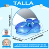 TAIMEI Flotador de Piscina para niño con toldo, protección Solar