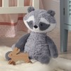 Lambs & Ivy Little Woodland Raccoon Plush,Suki, Gray