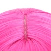 Kids Hot Pink Wig Girls Long Straight Meganta Wig with