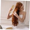 Baluue Natural Bamboo Wooden Hair Brush Set Wide Tooth Prevent