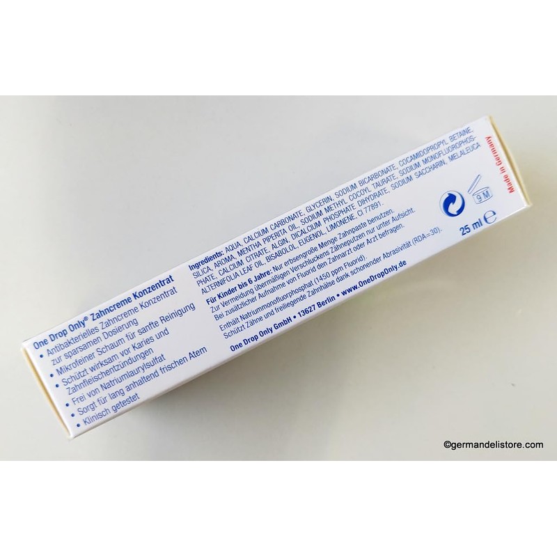 One Drop Only Toothpaste Concentrate Pack of 4 (4 x