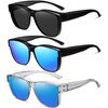 Wzerry Sunglasses Over Glasses Women, Polarized Fit Over Sunglasses Men