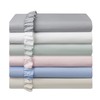 Swift Home Ruffled Hem Microfiber 3-Piece Sheet Set, Double Brushed