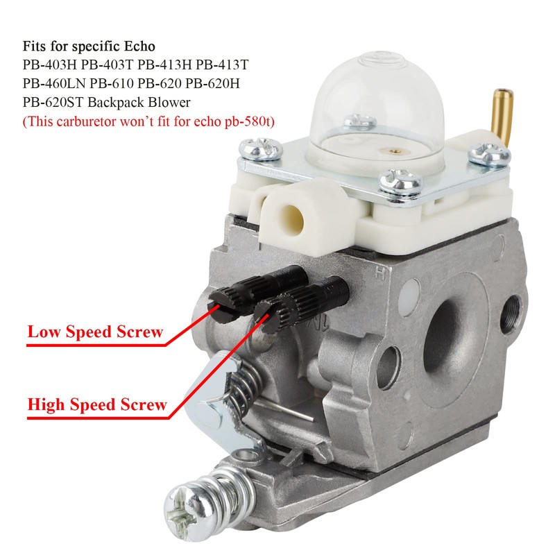 Huztl C1M-K77 Carburetor for Echo PB403H PB403T PB413H PB413T Leaf