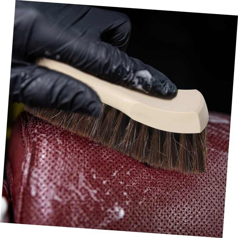 Alipis Car Interior Cleaning Brush Set 2pcs Soft Bristle Car