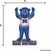 Rico Industries Buffalo Bills Pennant Mascot Logo 18 Inch Soft