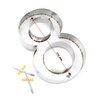 Wiltec House Number 8 Silver Stainless Steel House Number in