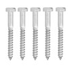 304 Stainless Steel Half Thread Bolt Wood Hex Lag Screws