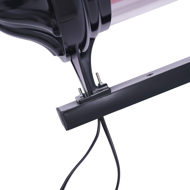 ZHFEISY Barber Pole LED Light, 28inch Red White Blue Traditional