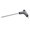 T-Handled Hex Ball Driver 4mm x 100mm - 18.101 Hardened S2 Steel Blade, Chrome-Plated Long hex Ball
