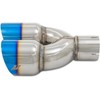 Mishimoto Dual Offset Exhaust Tips, 2.5" Inlet, 3" Outlet