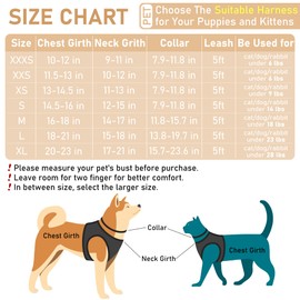 GAMUDA Small Dog Harness Collar and Leash Set, Step in No Chock No Pull Soft Mesh Adjustable Dog Vest Harnesses Plaid Reflective for Dogs Puppy Cats Kitten Rabbit (Beige, S)