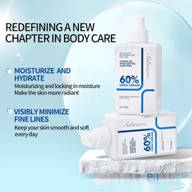 60% Urea Body Lotion Plus 2% Salicylic Acid, Body Lotion Dry Skin, Deep Moisturising and Quick Absorbing Body Lotion, Urea Cream Body Lotion Women/Men 300 g