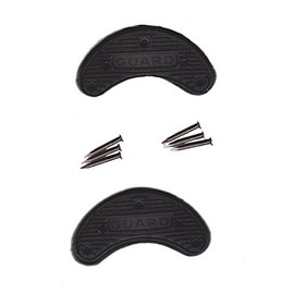 Guard Quality Heel and Toe Plates Polyurethane (Plastic) Taps Savers 1 Pair Self-Adhesive with Nails (Size 5)
