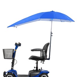 Sun Shade Canopy for Mobility Scooters， Rain Convertible Top Accessory Sunshade Umbrella