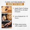 CLARK'S Food Grade Mineral Oil (12oz) and Carnauba Wax (6oz)