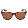 Retro Optix Sunglasses Classic 80’s Vintage Style Design (Tortoise Brown,