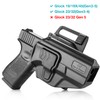 Toolless Adjustment Glock 19/17 Holster, Level II Retention OWB Holster